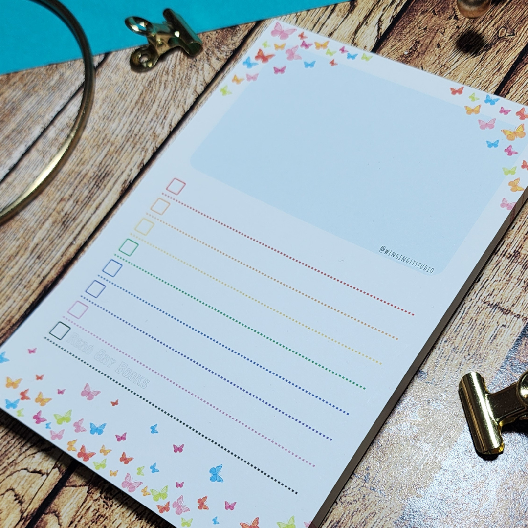 Read Gay Books Butterfly Notepad