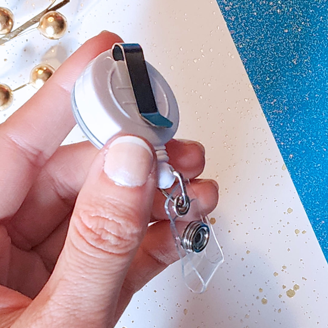 Totoro Retractable Badge Clip