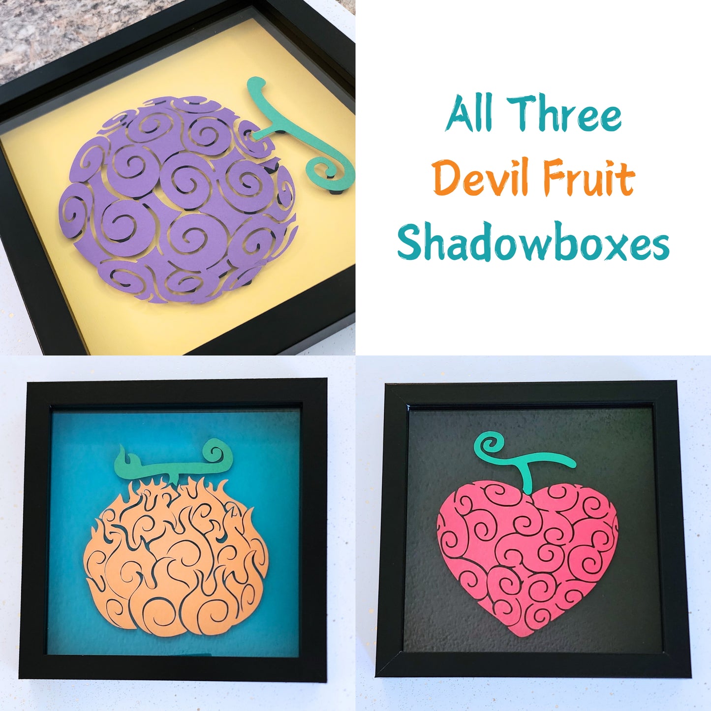Mera Mera Devil Fruit Shadowbox