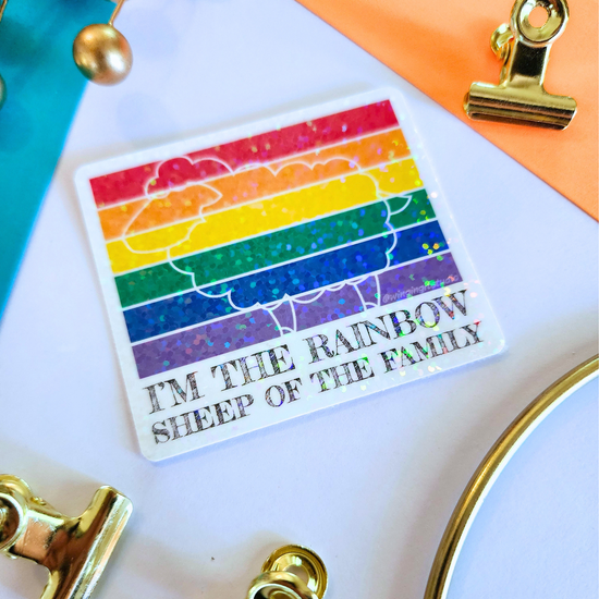 Rainbow Sheep Sticker