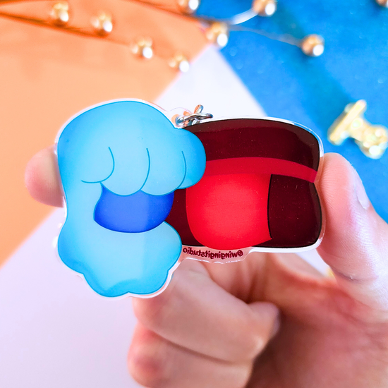 Ruby and Sapphire Charm