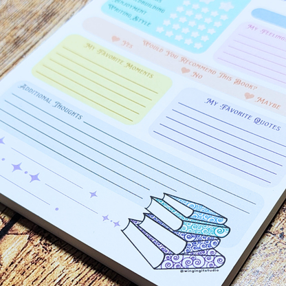 Book Review Notepad
