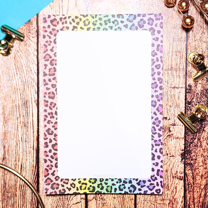 Rainbow Leopard Notepad