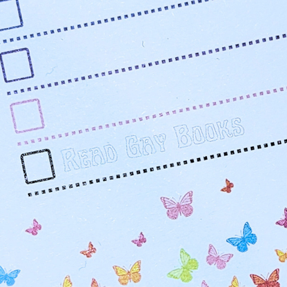 Read Gay Books Butterfly Notepad