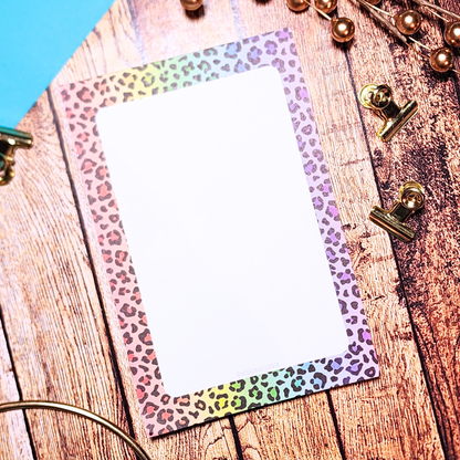 Rainbow Leopard Notepad