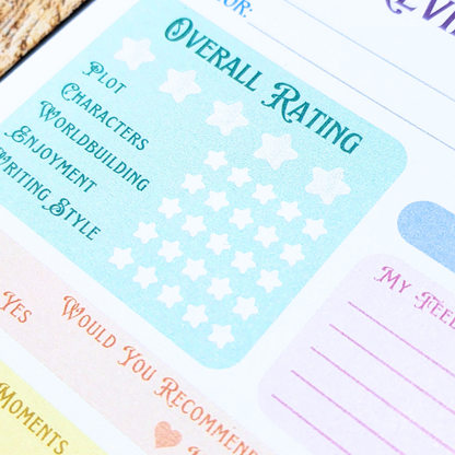 Book Review Notepad