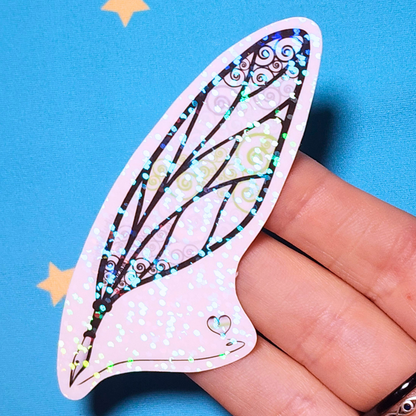 Winged Pen - Agender Flag Sticker