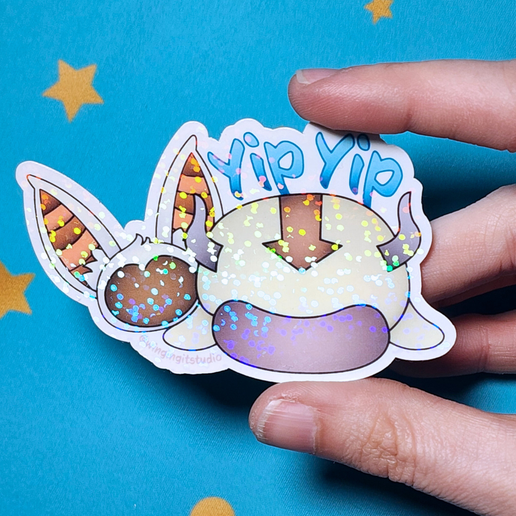 Appa and Momo Sticker