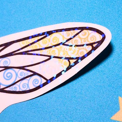Winged Pen - Aroace Flag Sticker