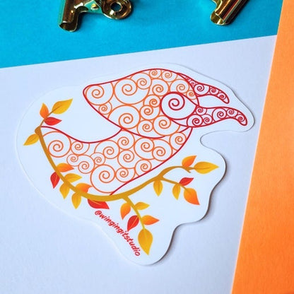 Autumn Dragon Sticker