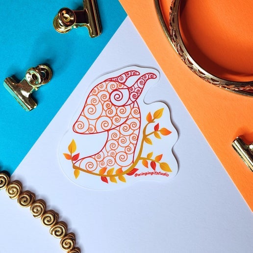 Autumn Dragon Sticker