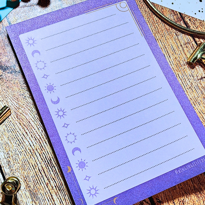 Celestial Moon Notepad
