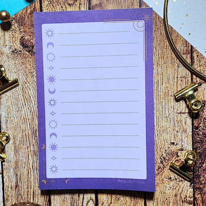 Celestial Moon Notepad