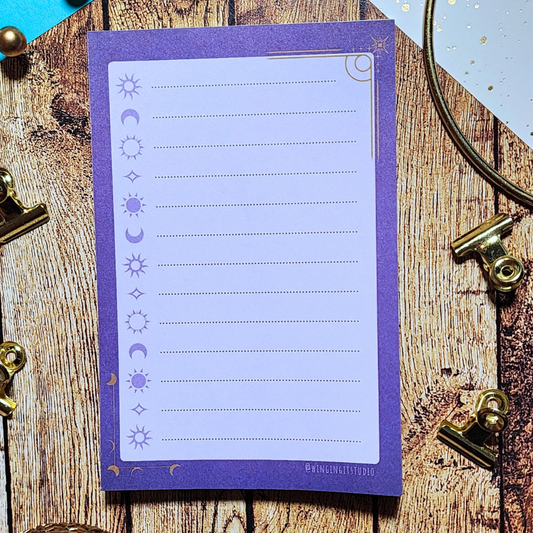 Celestial Moon Notepad