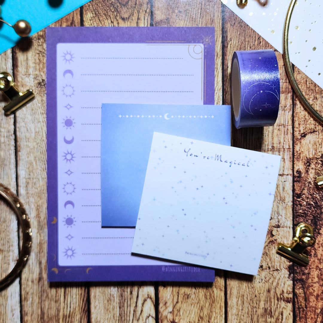 Celestial Moon Notepad