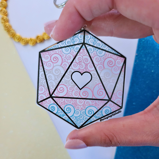D20 - Pride Flag Charm (6 Designs)
