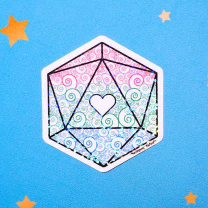 D20 - Polysexual Flag Sticker