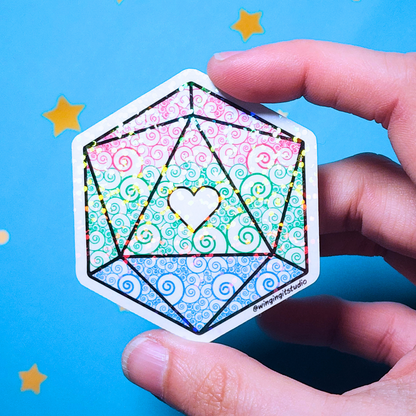 D20 - Polysexual Flag Sticker