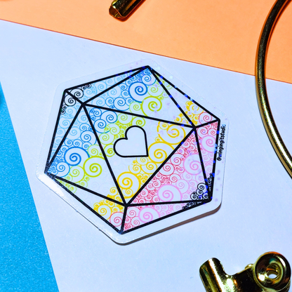 D20 - Queer Flag Sticker