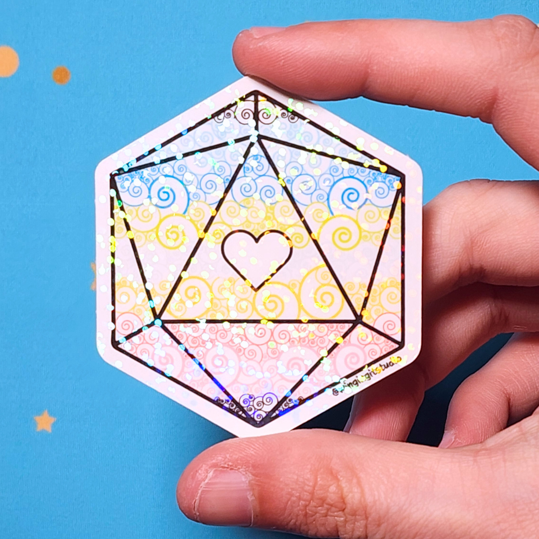 D20 - Queer Flag Sticker