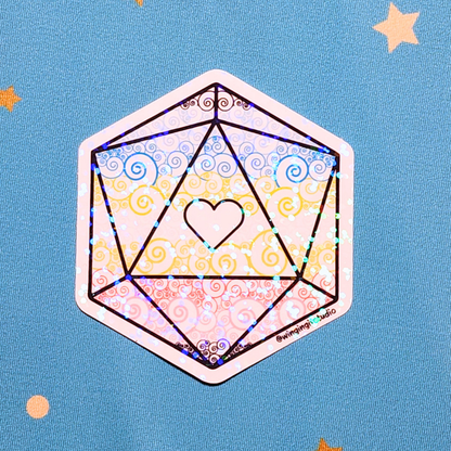 D20 - Queer Flag Sticker