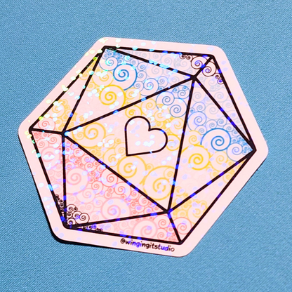 D20 - Queer Flag Sticker