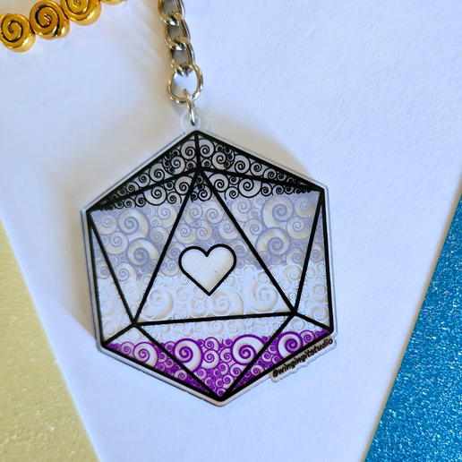 D20 - Pride Flag Charm (6 Designs)