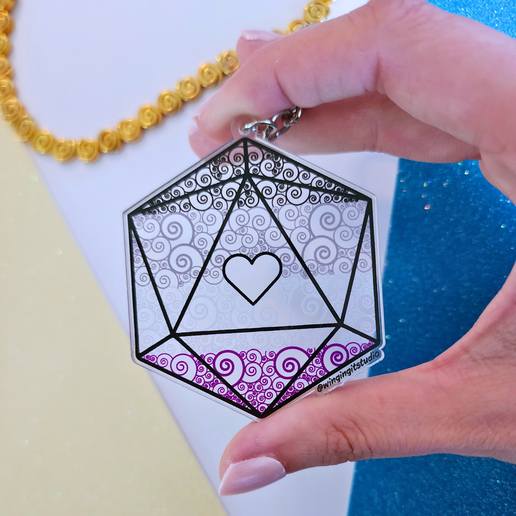 D20 - Pride Flag Charm (6 Designs)