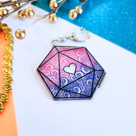 D20 - Pride Flag Charm (6 Designs)