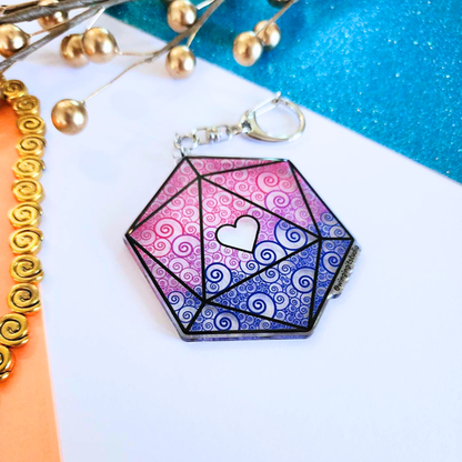 D20 - Pride Flag Charm (6 Designs)