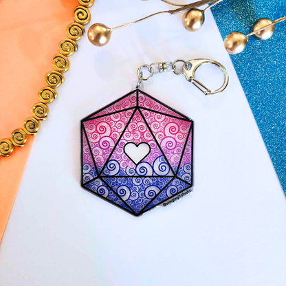 D20 - Pride Flag Charm (6 Designs)