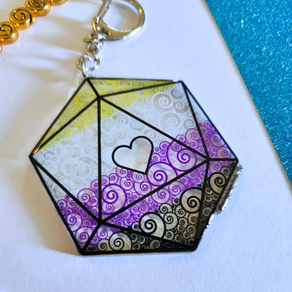 D20 - Pride Flag Charm (6 Designs)