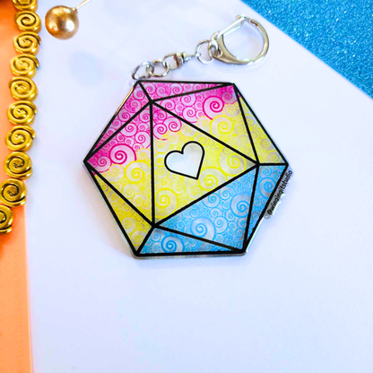 D20 - Pride Flag Charm (6 Designs)