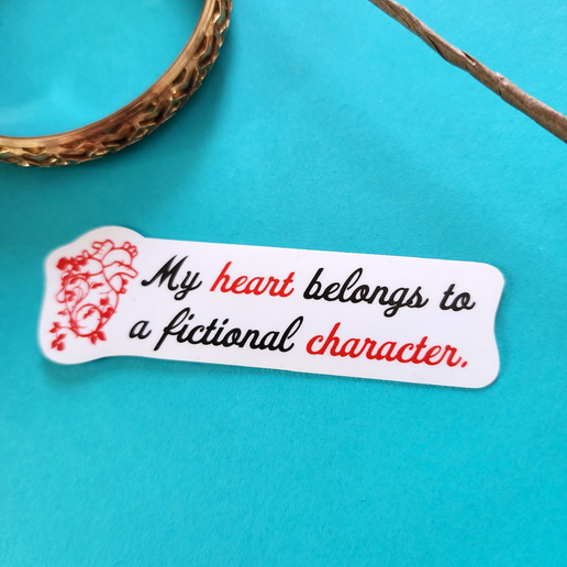 Fictional Heart Sticker