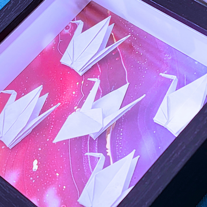 Folded Wishes Shadowbox
