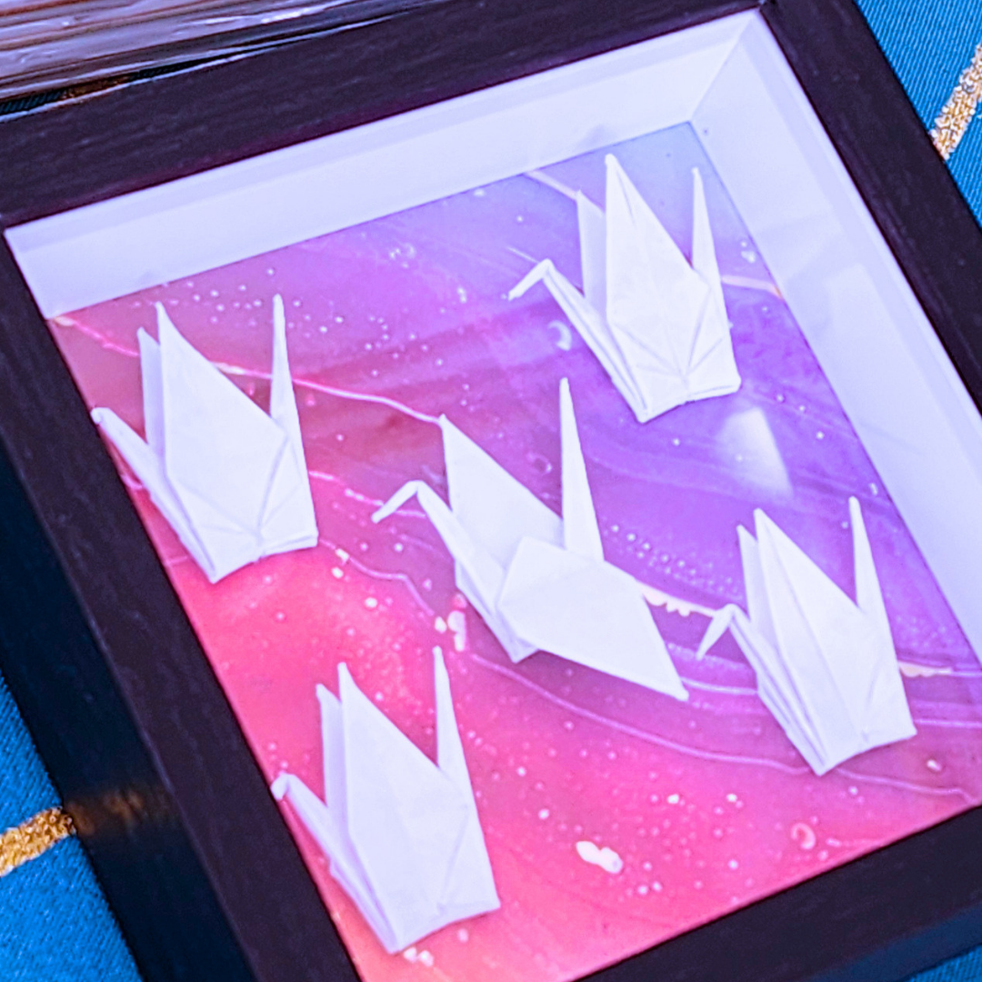 Folded Wishes Shadowbox