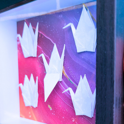 Folded Wishes Shadowbox