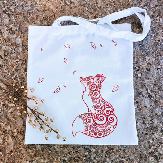 Fox Canvas Tote Bag