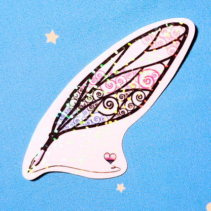 Winged Pen - Genderfluid Flag Sticker