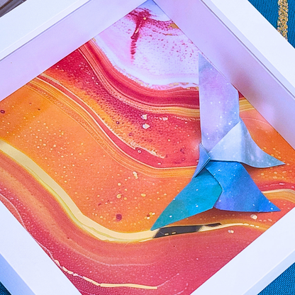 Golden Hour Flight Shadowbox