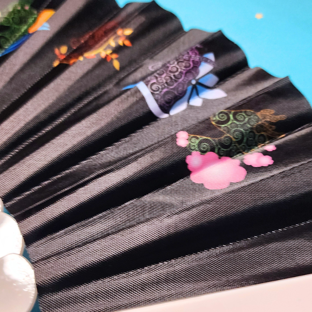Seasonal Dragons - Hand Fan