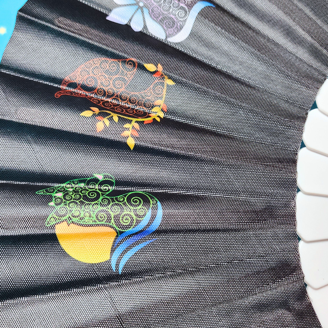 Seasonal Dragons - Hand Fan