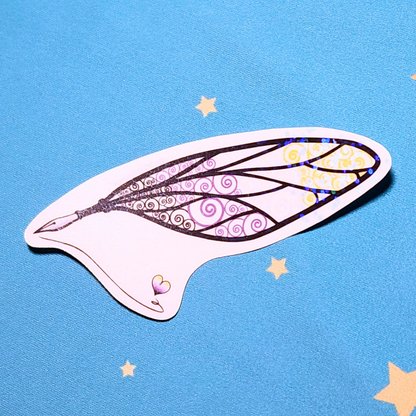 Winged Pen - Nonbinary Flag Sticker
