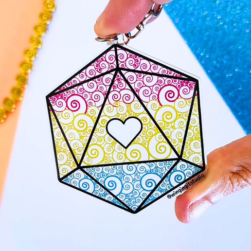 D20 - Pride Flag Charm (6 Designs)