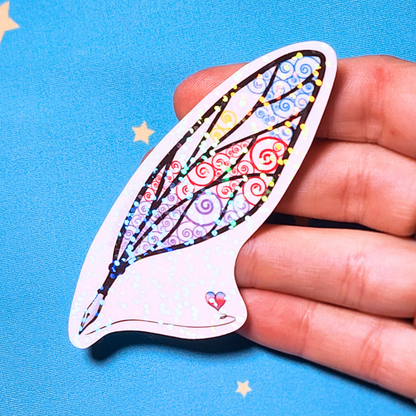 Winged Pen - Polyamory Flag Sticker