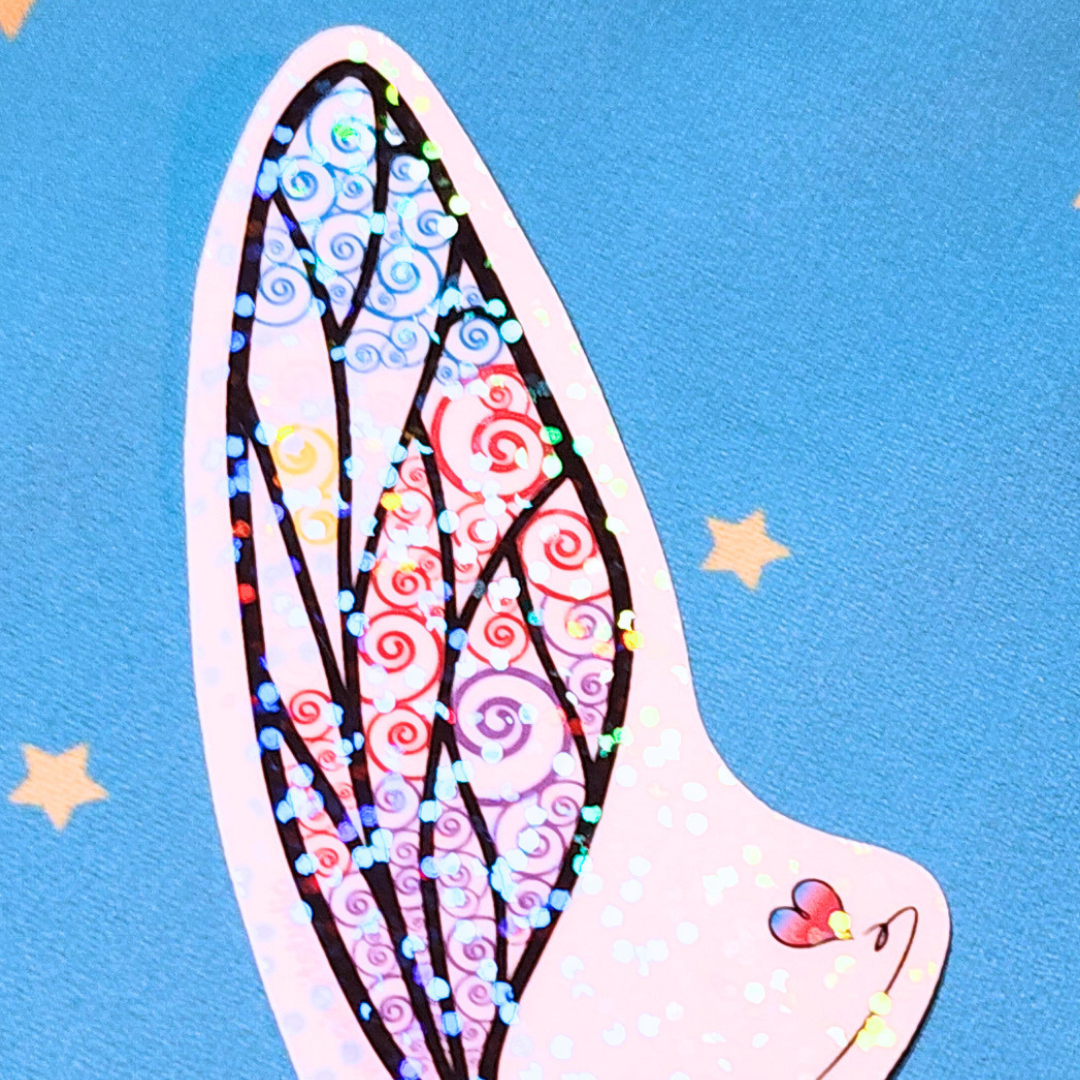 Winged Pen - Polyamory Flag Sticker