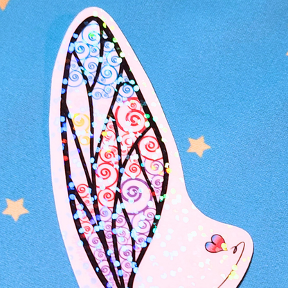 Winged Pen - Polyamory Flag Sticker