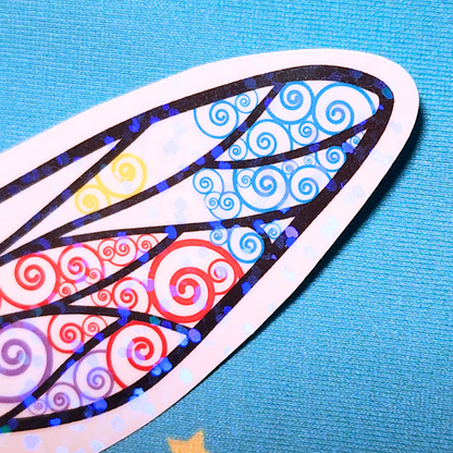 Winged Pen - Polyamory Flag Sticker