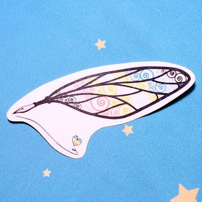Winged Pen - Queer Flag Sticker