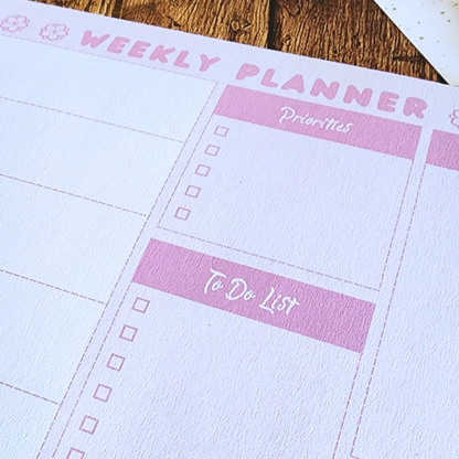 Sakura Weekly Calendar Planner